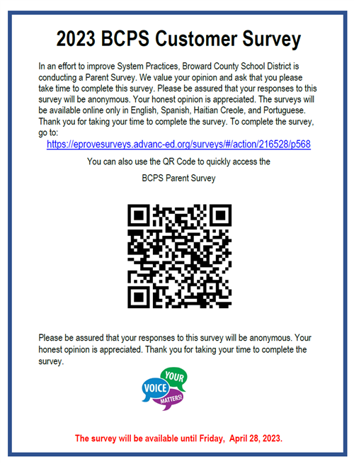 2023 BCPS Customer Survey
